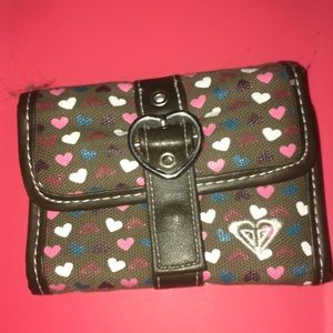 Roxy Brown And Pink Wallet
